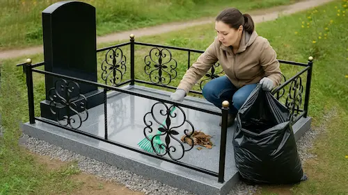 Уборка и уход за могилами